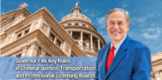 Governor Fills Key Roles in Criminal Justice, Transportation, and Professional Licensing Boards