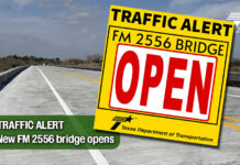 TRAFFIC ALERT- New $7.9M FM 2556 Bridge Opens