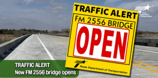 TRAFFIC ALERT- New $7.9M FM 2556 Bridge Opens