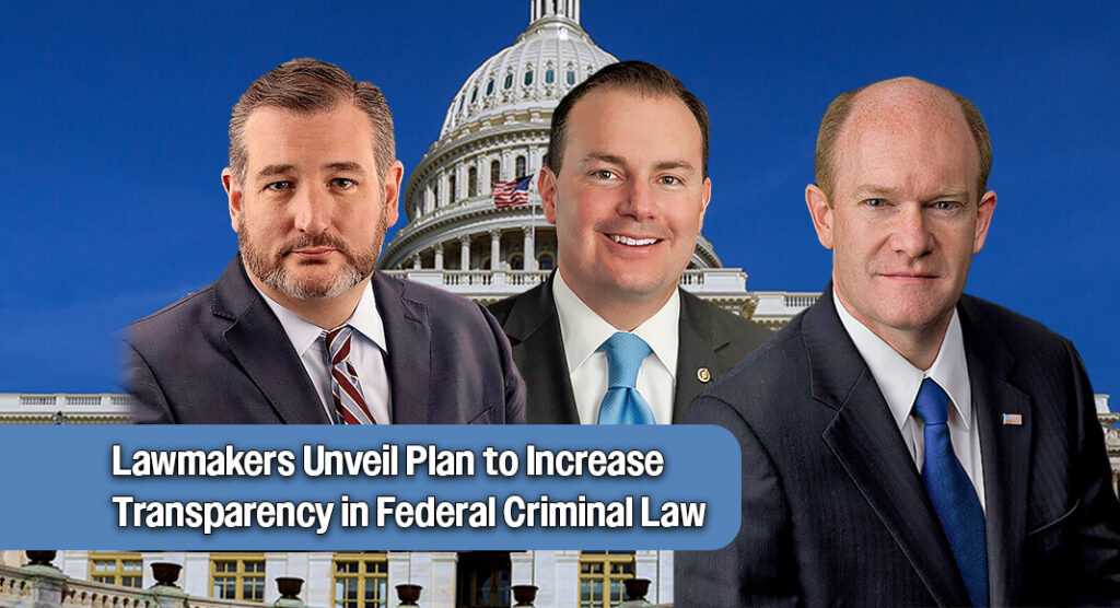 Senators Introduce Bipartisan Bill to Catalog All Federal Crimes