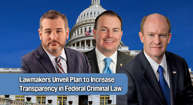 Senators Introduce Bipartisan Bill to Catalog All Federal Crimes