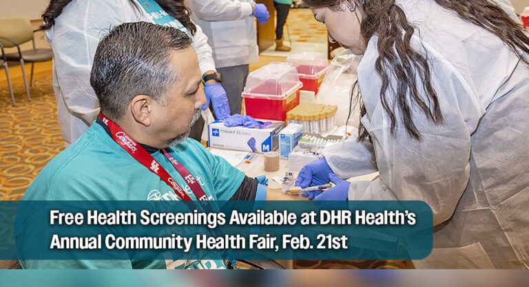 Community Invited to DHR Health’s 16th Annual Free Health Fair, Feb. 21st 