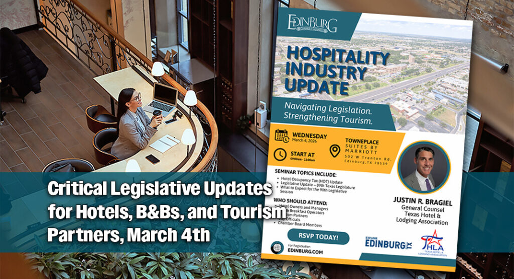 Hospitality Industry Seminar Set for March 4 in Edinburg