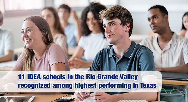 IDEA Public Schools In the RGV on Top Performing Schools in ERP’s ‘Honor Roll’ List 