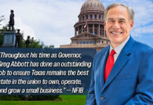 Small Business Community Endorses Abbott on Fourth-Term Bid