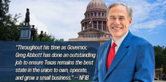 Small Business Community Endorses Abbott on Fourth-Term Bid