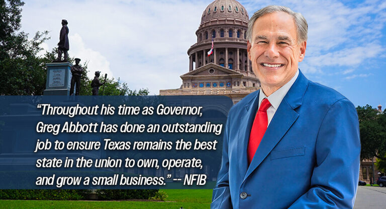 Small Business Community Endorses Abbott on Fourth-Term Bid
