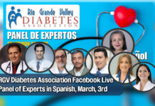Rio Grande Valley Diabetes Association Facebook Live Panel of Experts in Spanish, March, 3rd