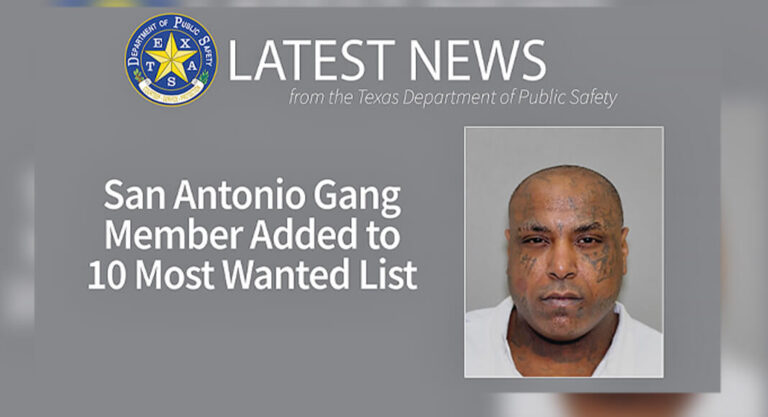 San Antonio Gang Member Added to 10 Most Wanted List