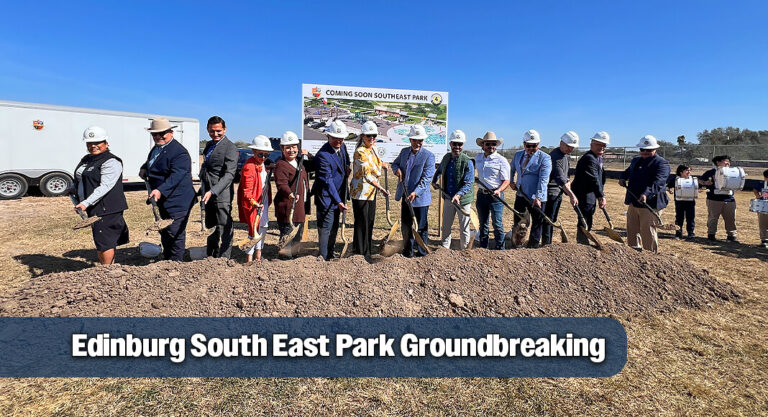 Hidalgo County Precinct 4 and Edinburg CISD Break Ground on $4.5M South East Park