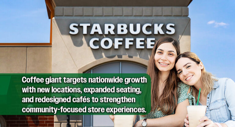 Starbucks Plans Major U.S. Expansion with Hundreds of New Stores and More Seating
