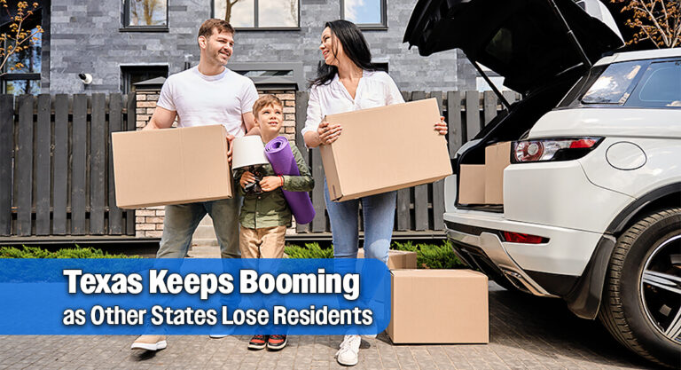 Texas Adds Over 1,000 New Residents Every Day