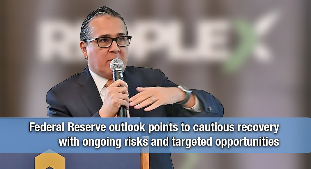 Economist Luis Torres of the Federal Reserve Bank of Dallas. Photo by By Roberto Hugo González / Texas Border Business