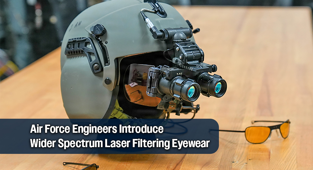 Three devices of the six Block 3 family of aircrew laser eye protection products sit at Robins Air Force Base, Ga., Jan. 21, 2026. The Block 3 products were designed to filter a wider range of light wavelengths, increasing protection for aircrews. Photo Credit: Lauren Boggs, Air Force via Us Department of War