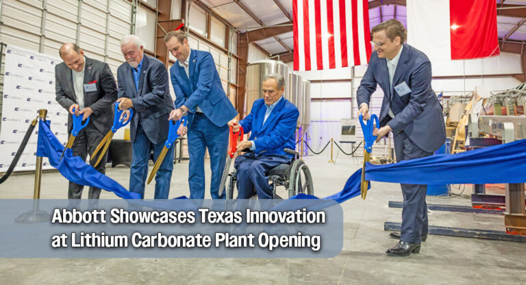 Texas Unveils New Element3 Lithium Carbonate Production Plant