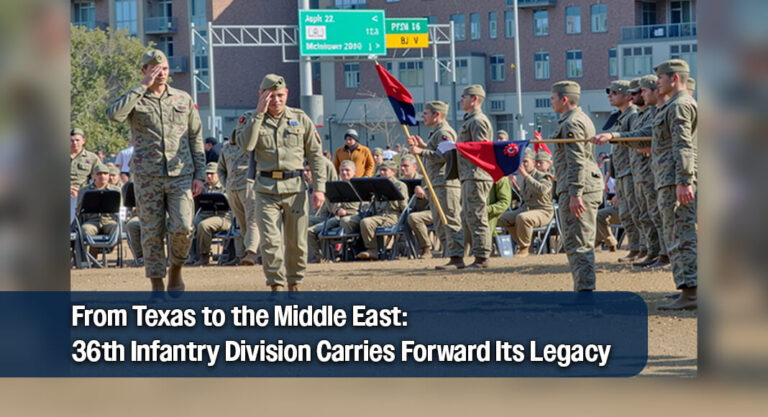 36th Infantry Division Bids Farewell at Camp Mabry Before Middle East Mission