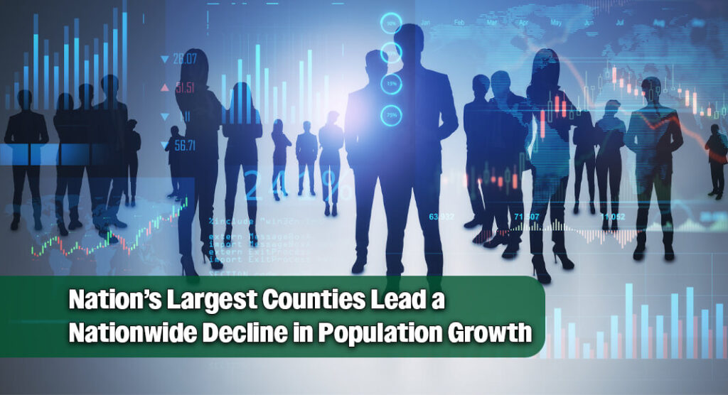 Population Slowdown Hits Major Counties the Hardest