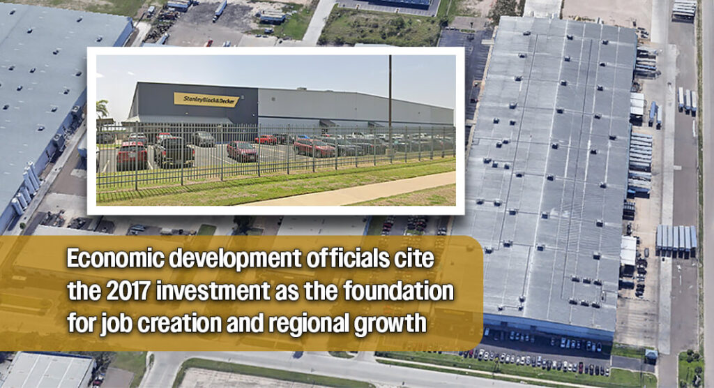 Stanley Black and Decker to Invest Over $4 Million and Add Nearly 100 Additional Jobs in Mission Texas