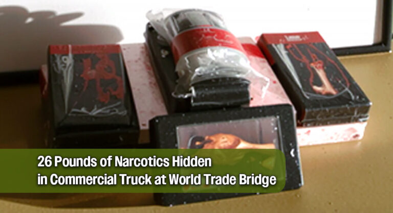 CBP Seizes $365K in Cocaine and Heroin at World Trade Bridge