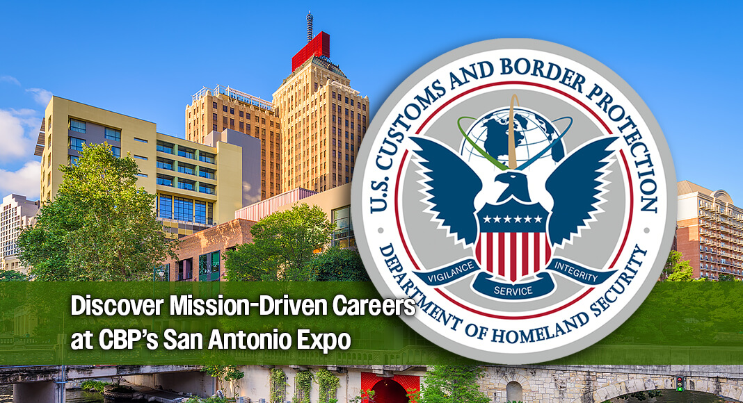 U.S. Customs and Border Protection will host an in-person, three-day career expo in San Antonio March 24-26. Image for illustration purposes