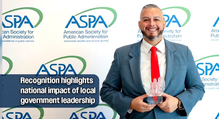 Pharr City Manager Dr. Jonathan B. Flores Receives National Public Service Award