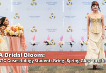 STC Cosmetology Students Shine in Bridal-Themed ‘Spring Glow’ Event