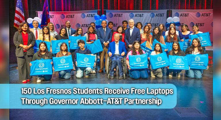A Milestone for Students: Abbott and AT&T Deliver 150 Free Laptops to Los Fresnos Seniors