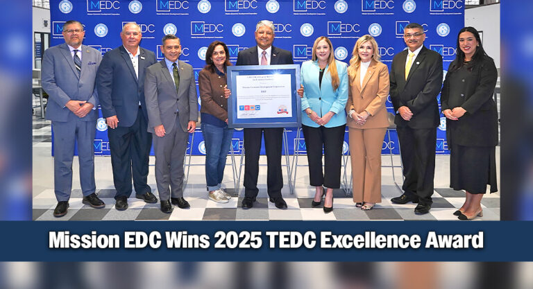 Mission EDC Receives 2025 Economic Excellence Recognition Award from TEDC