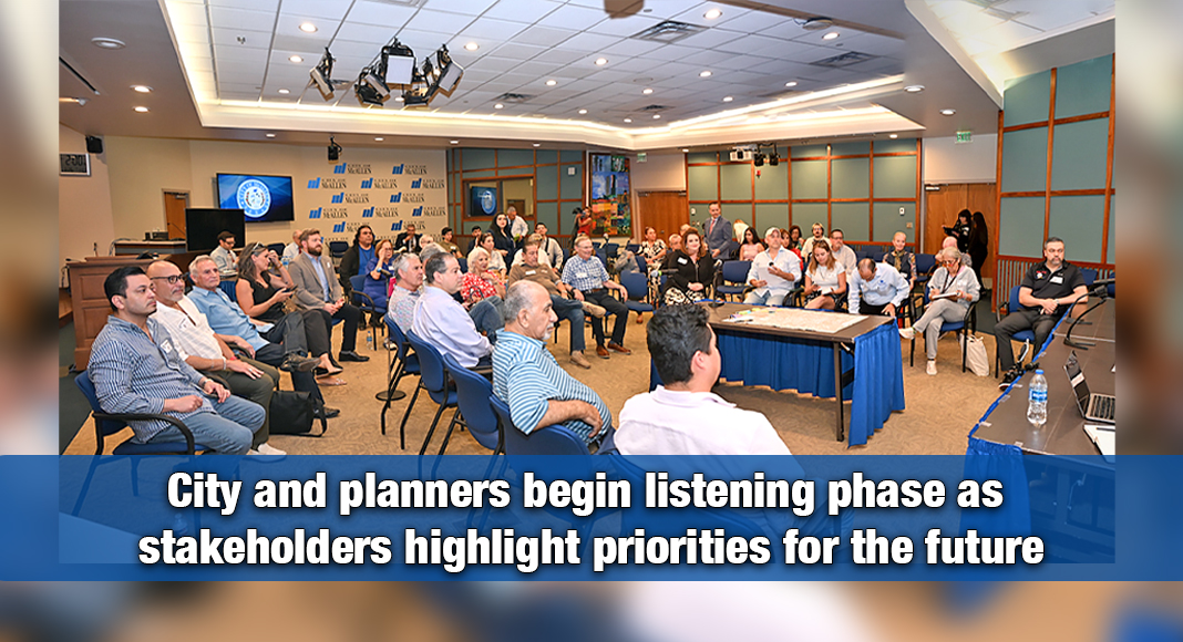 Nearly 100 community members filled the Commissioner Chamber on the third floor of McAllen City Hall for the March 26 Town Hall, highlighting strong public interest in shaping the future of downtown McAllen. Image Texas Border Business