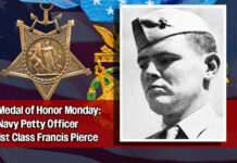 Medal of Honor Monday: Navy Petty Officer 1st Class Francis Pierce