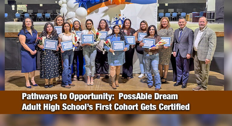 First Graduating Class at PossAble Dream Adult High School Earns Industry Certification