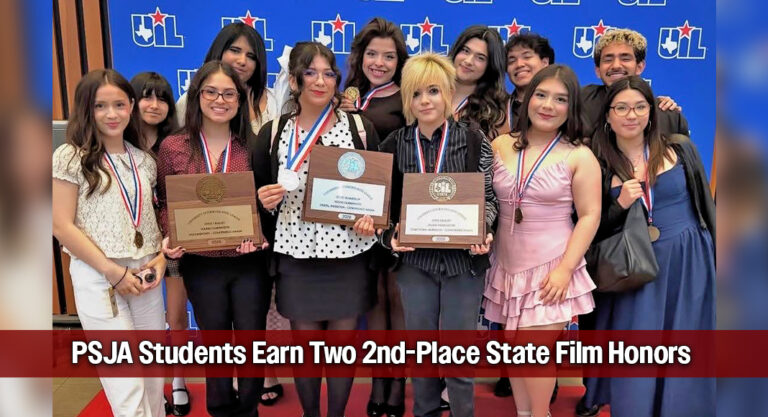 PSJA ISD Shines at UIL Film Festival with Two State 2nd-Place Awards
