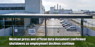 Plant Closures Push Mexico Manufacturing Job Losses to Nearly 59,000