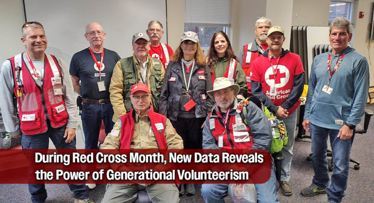 Red Cross Reports Diverse Volunteer Base from Gen Z to the Silent Generation
