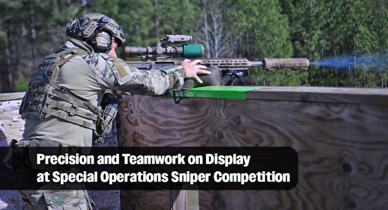U.S. and Partner Forces Compete in Joint Special Operations Sniper Event
