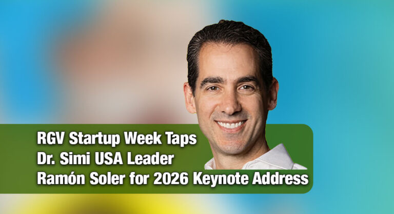 Dr. Simi USA Executive Ramón Soler Named 2026 RGV Startup Week Keynote Speaker