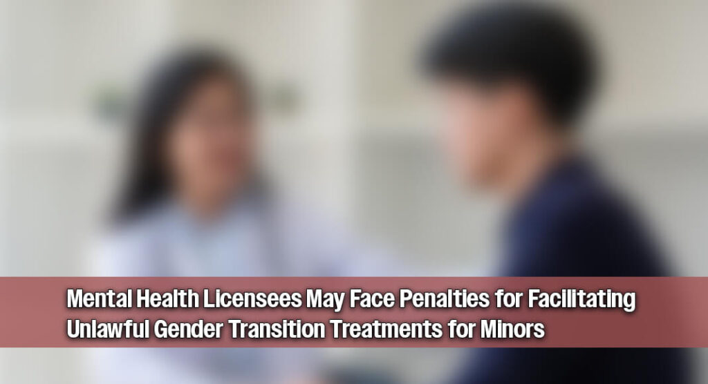 Texas AG Warns Therapists of Licensing Risks in Youth Transition Cases