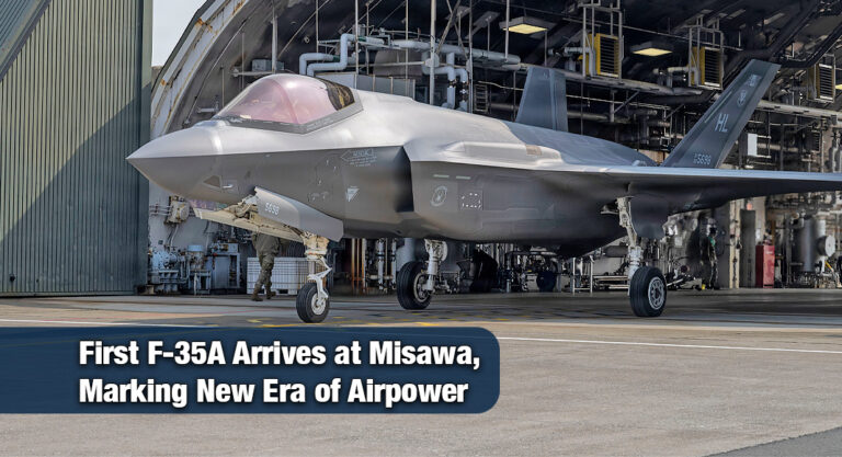 Arrival of F-35A at Misawa Strengthens U.S.–Japan Alliance
