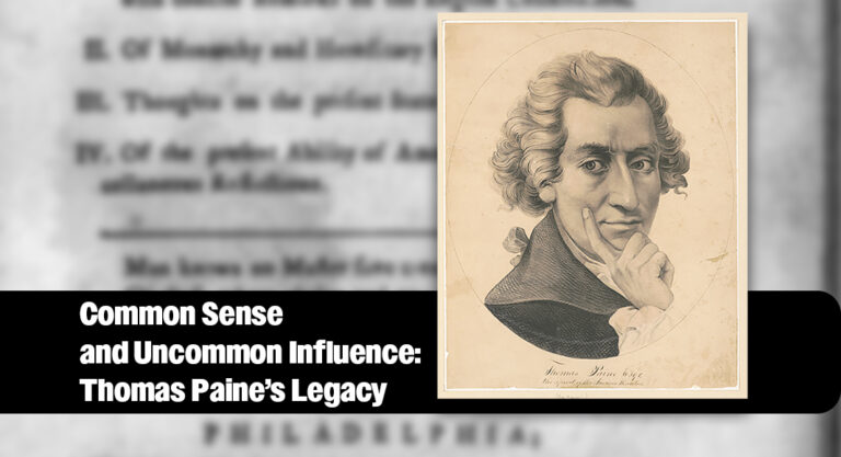 Thomas Paine and the Making of a Revolutionary Mindset