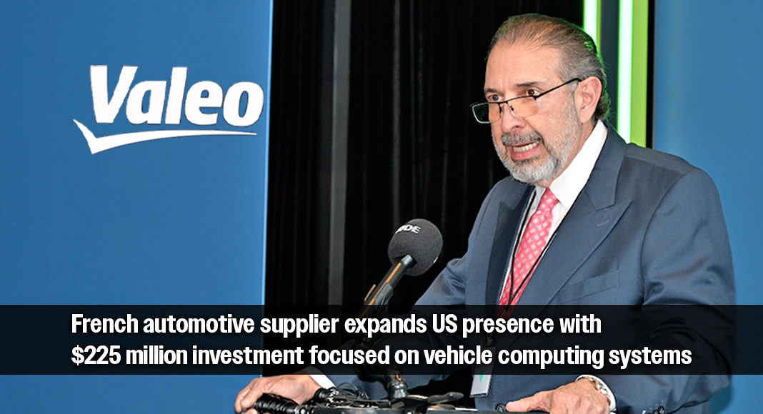 Joaquin Spamer addresses a packed audience at the McAllen Performing Arts Center, emphasizing rapid execution and readiness as nearshoring accelerates in South Texas. Image Texas Border Business