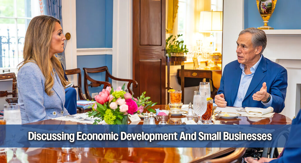 Abbott Meets With SBA Administrator Kelly Loeffler to Support Texas Small Businesses