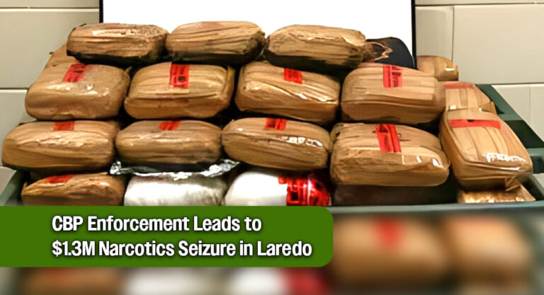 Laredo Port of Entry Officers Seize Over $1.3M in Illegal Narcotics