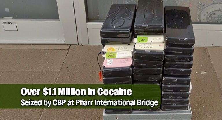 CBP Intercepts $1.1 Million Worth of Cocaine at Pharr International Bridge