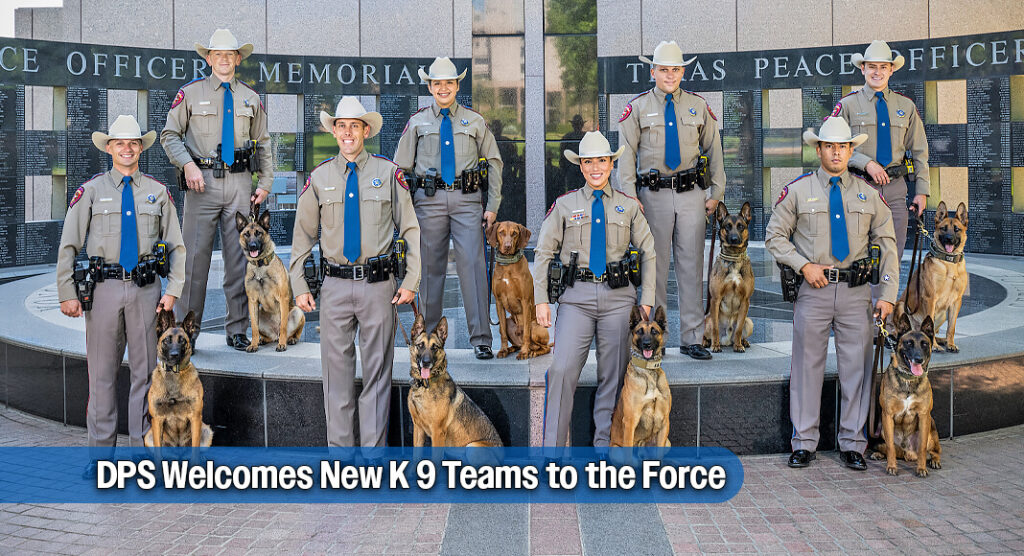Texas DPS Adds Eight New K‑9 Teams to Strengthen Public Safety