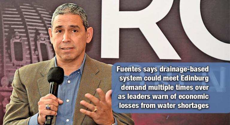 Fuentes Says Plant Could Supply Edinburg Water Needs and Might Have Saved Sugar Mill at Water Forum
