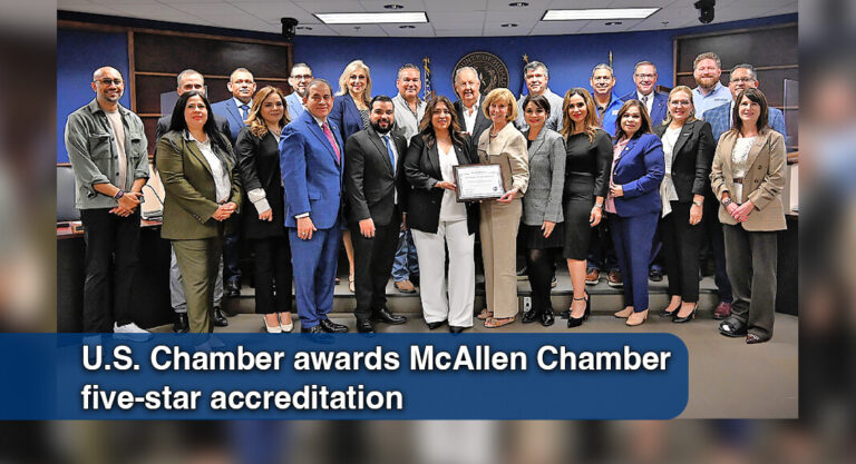 McAllen Chamber of Commerce Receives Highest Accreditation Honor