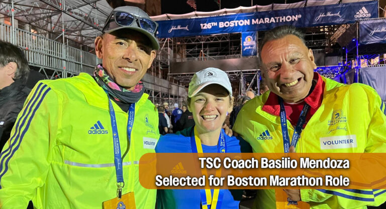 Mendoza to Represent TSC at Boston Marathon