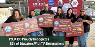 82% of PSJA ISD Educators Earn Teacher Incentive Allotment Designations