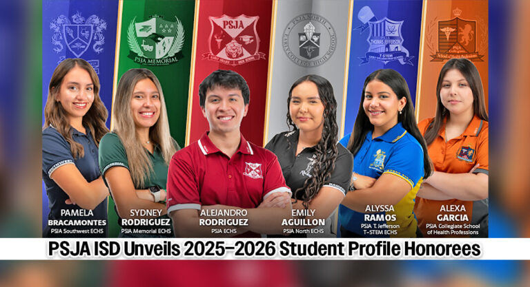 PSJA ISD Honors Six Seniors as 2025–2026 Student Profile Recipients