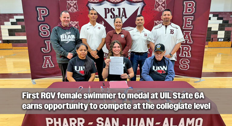 PSJA Swimmer Madeline Wollny Makes History, Signs with UIW